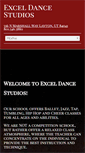 Mobile Screenshot of exceldancestudios.com
